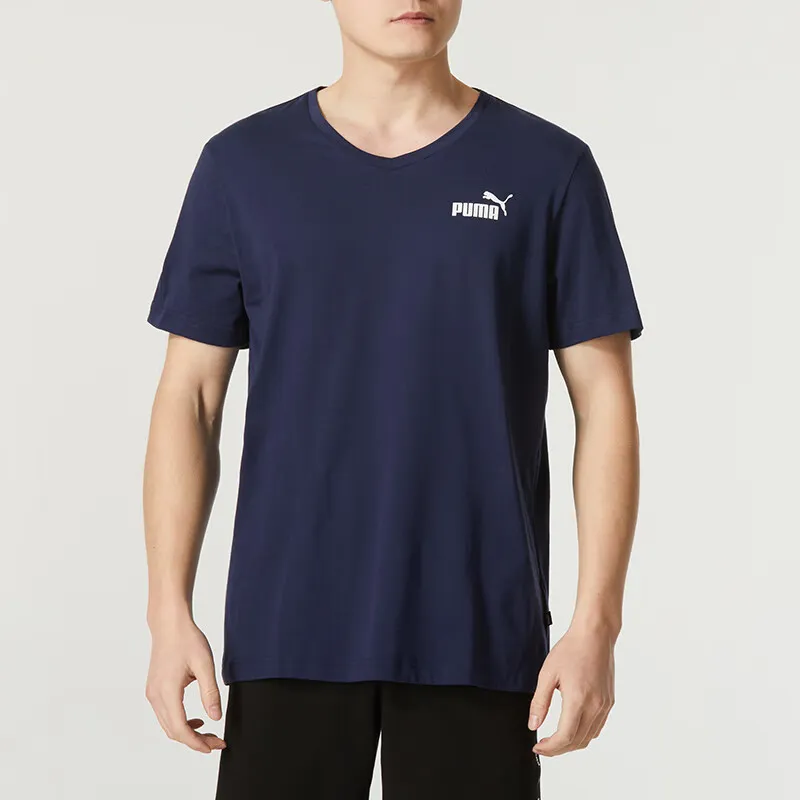 PUMA T Shirts Men Navy Blue-1