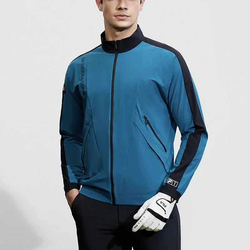 FILA Golf Series Jackets & Coats Men's Logo Blue-2