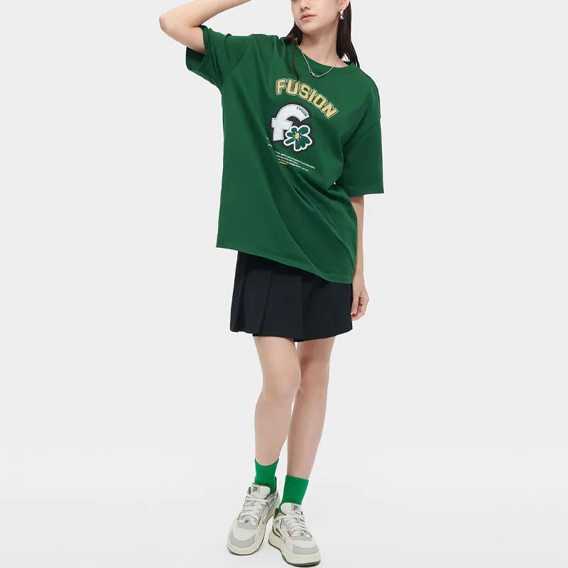 FILA FUSION SS24 T Shirt Women's Lime Green-4