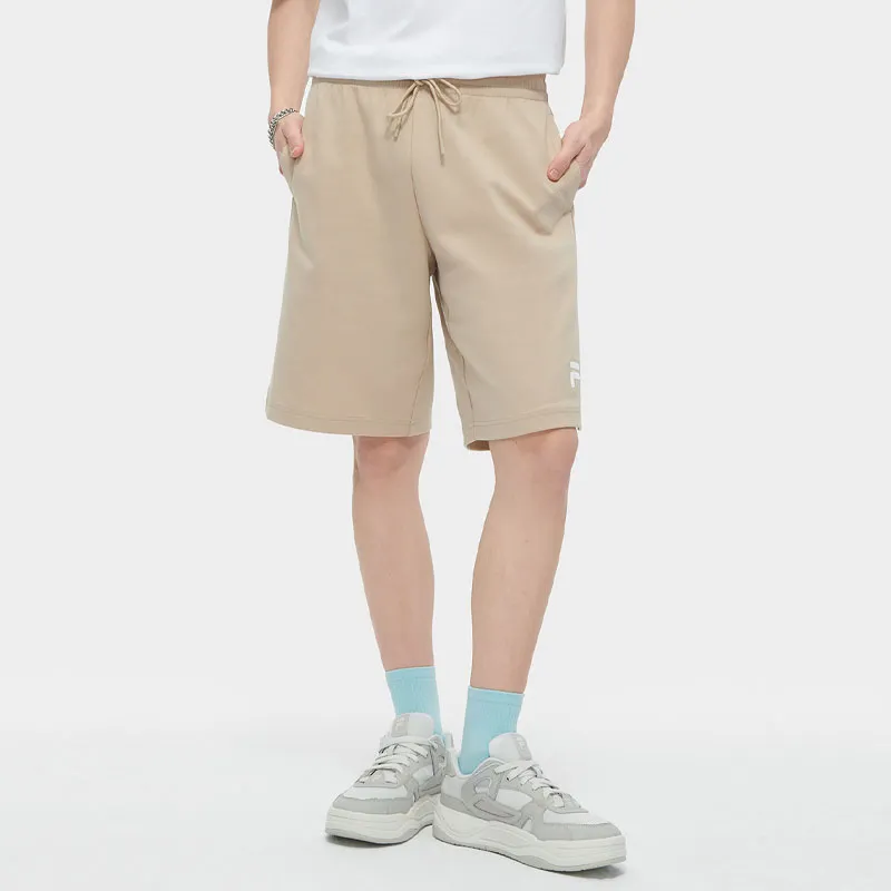 FILA FUSION Casual Shorts Unisex Light Beanpaste Brown-1
