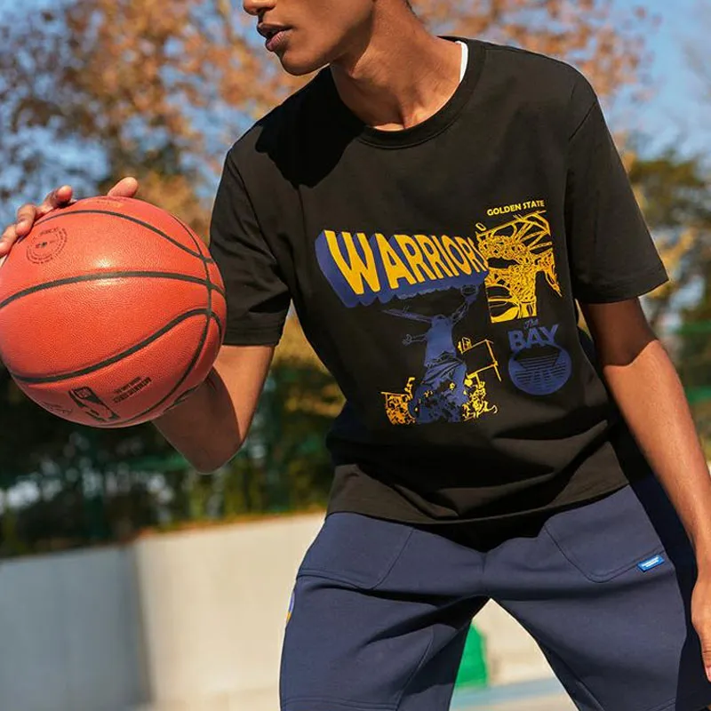 NBA Team Culture Series T Shirts Men Black-2