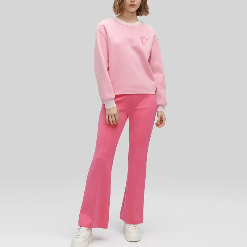 FILA EMERALD Sweatshirt Women's Apricot Red-4