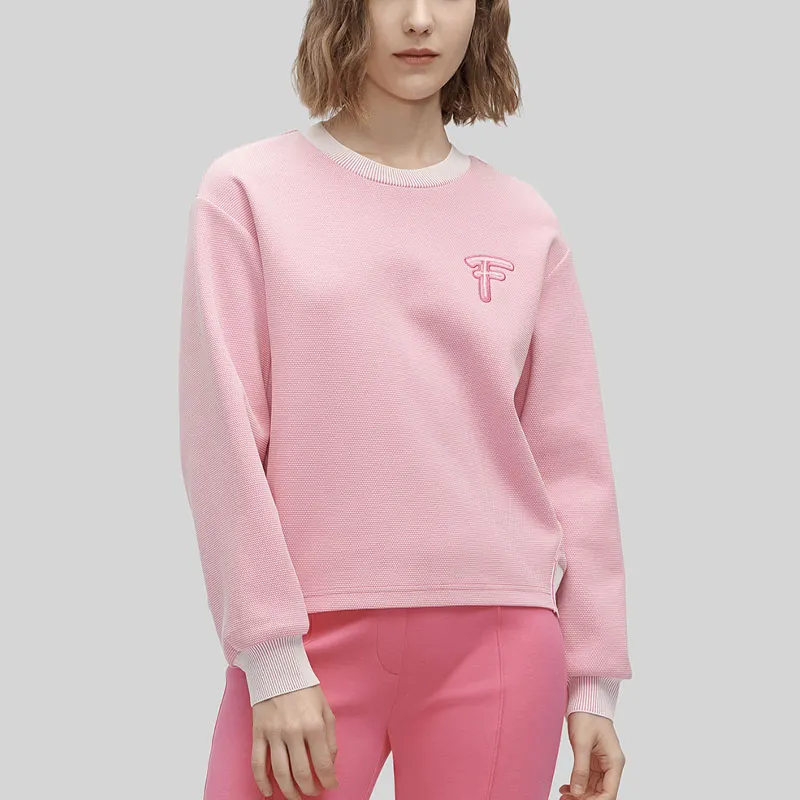 FILA EMERALD Sweatshirt Women's Apricot Red-2