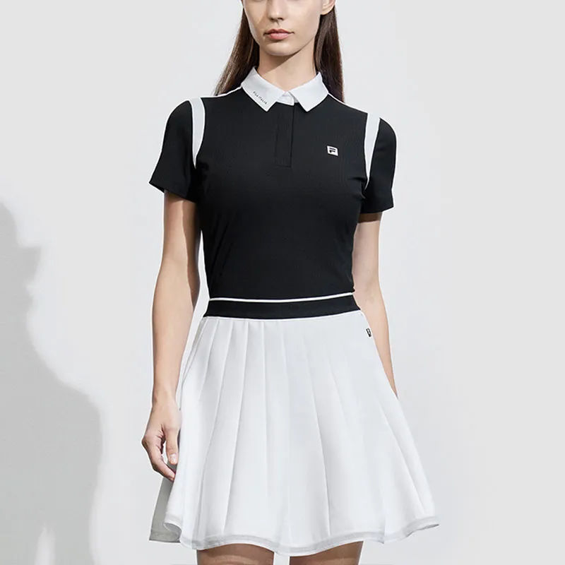 FILA Golf Series Polo Shirt Women's Pitch Black-4