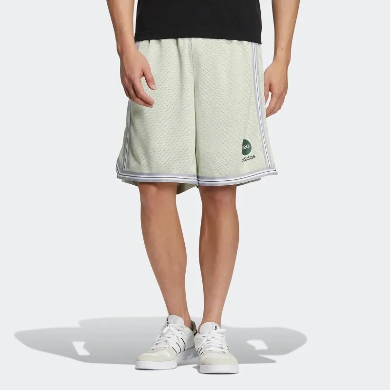 Adidas Neo Casual Shorts Men's Beige Yellow-1
