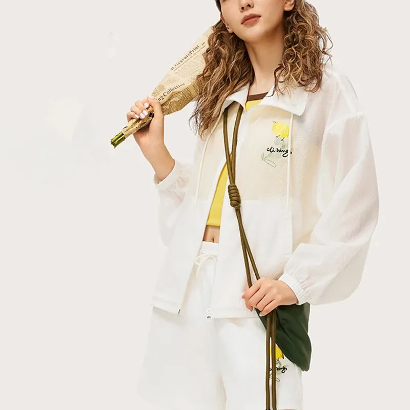 LiNing Chinese Culture Series Trench Coat Women's Ivory-3
