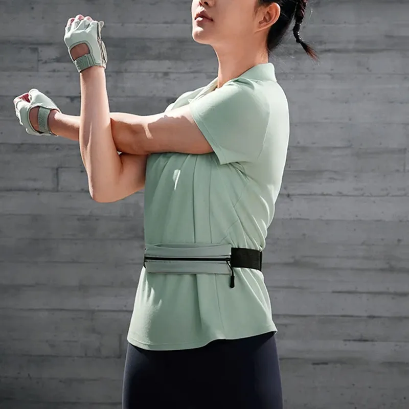 LiNing Fitness Series Polo Shirt Women's Ice Cream Green-4