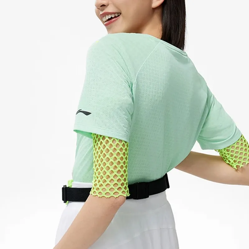LiNing Raglan Sleeve T Shirt Women's Cooling Green-3