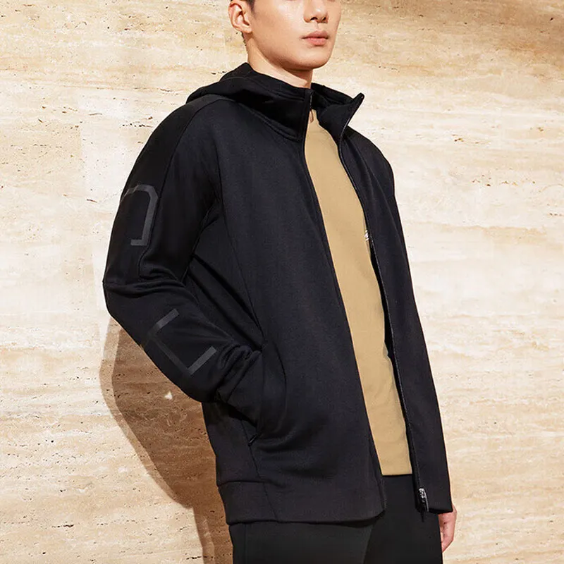 Anta Comprehensive Training Collection Sports Lifestyle Collection Sweatshirt Men's Basic Black-3