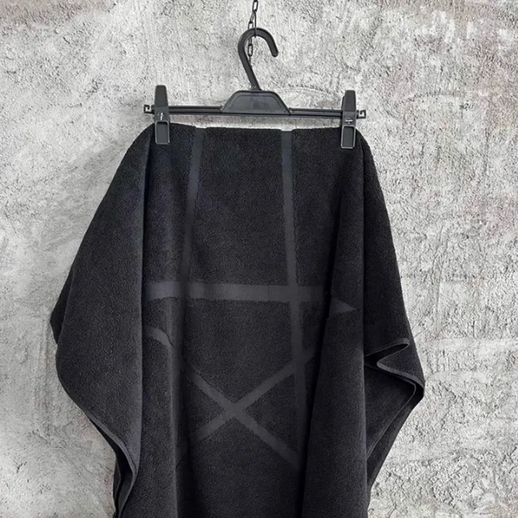 RICK OWENS/RO Towels Black 30*50cm-7