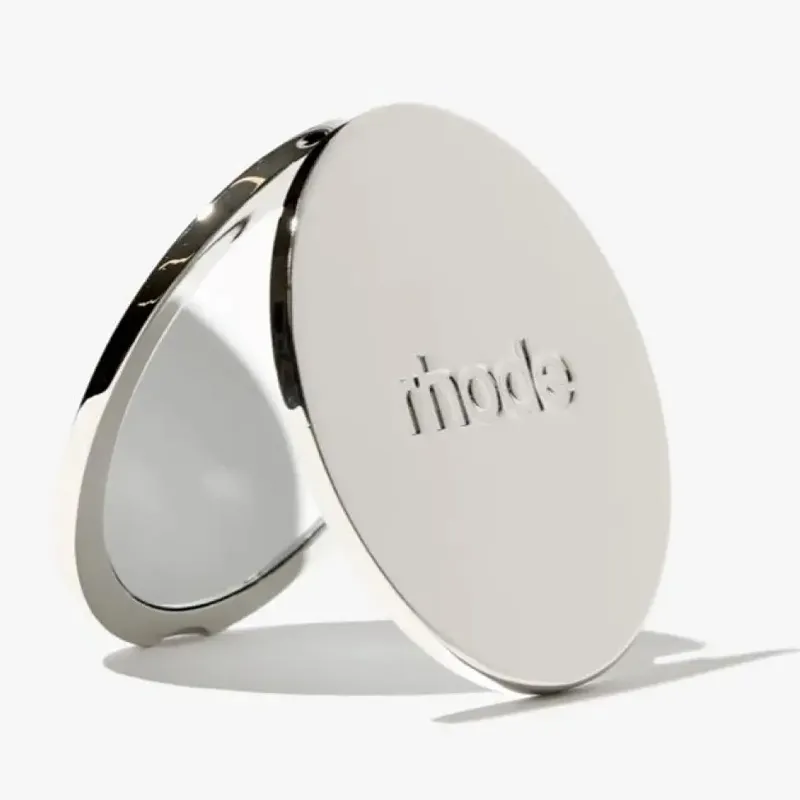 RHODE Double Sided Metal Make Up Mirrors Portable-1