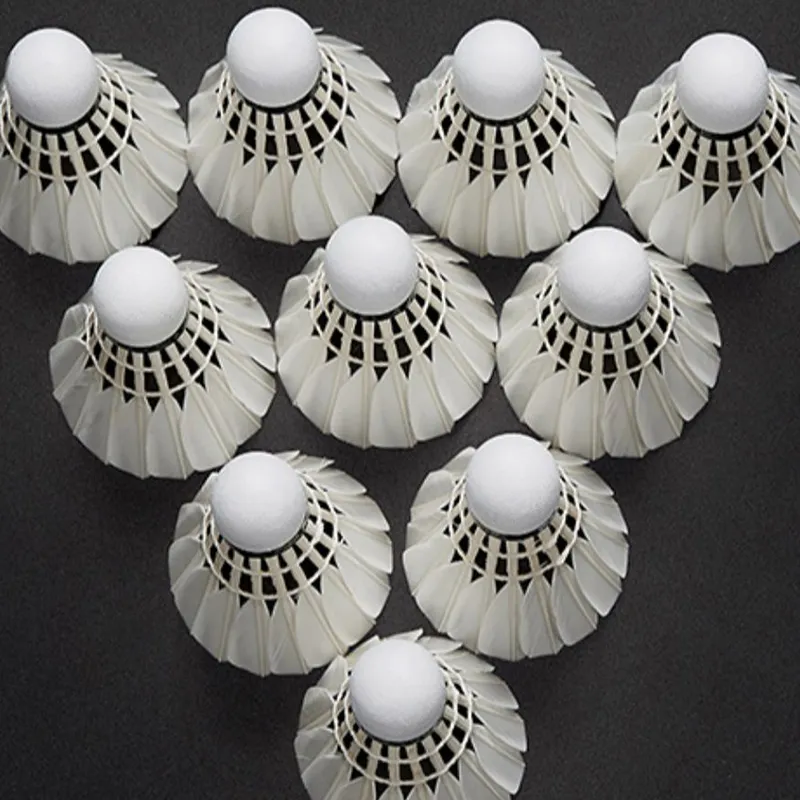 Kawasaki Goose Feather Shuttlecock Goose Feather Straightened Shuttlecocks 12 Pack-3