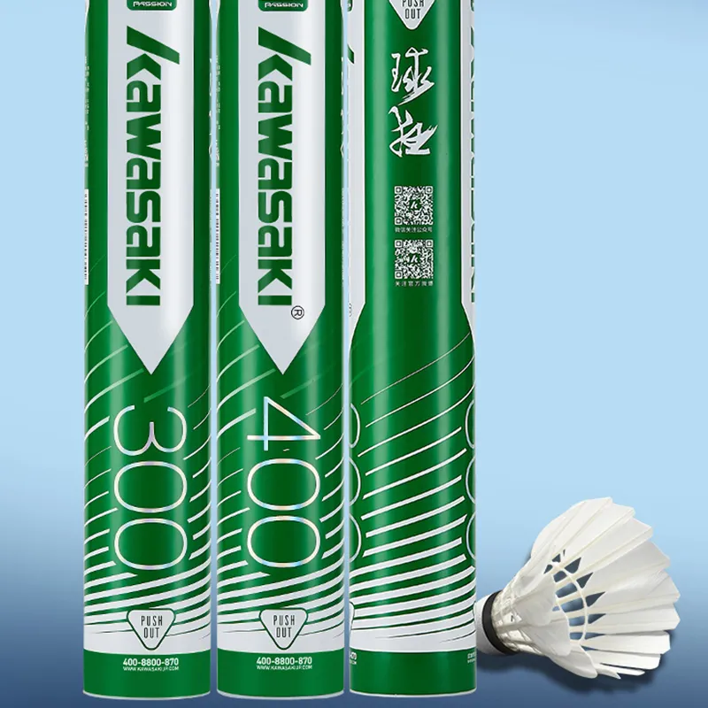 Kawasaki Duck Feather Shuttlecock 12 Pack Duck Feather Shuttlecocks-3