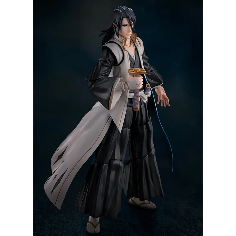 BANDAI S.H.Figuarts Bleach, New Chapter Bleach, Millennium Blood War Arc Kotetsu Byakuya Action Figures 15.5cm-5