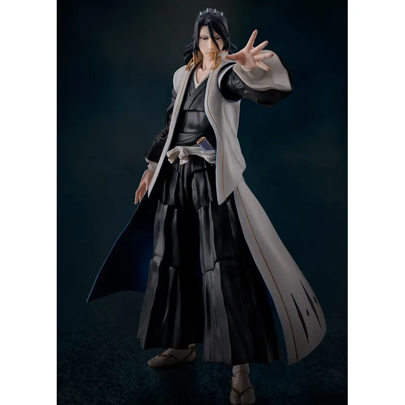 BANDAI S.H.Figuarts Bleach, New Chapter Bleach, Millennium Blood War Arc Kotetsu Byakuya Action Figures 15.5cm-3