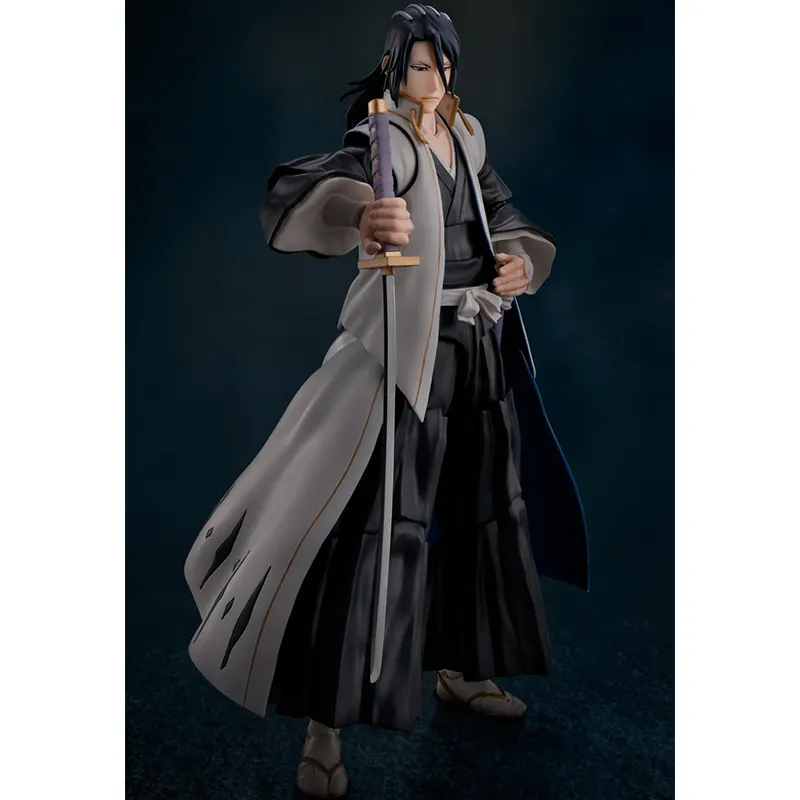 BANDAI S.H.Figuarts Bleach, New Chapter Bleach, Millennium Blood War Arc Kotetsu Byakuya Action Figures 15.5cm-1