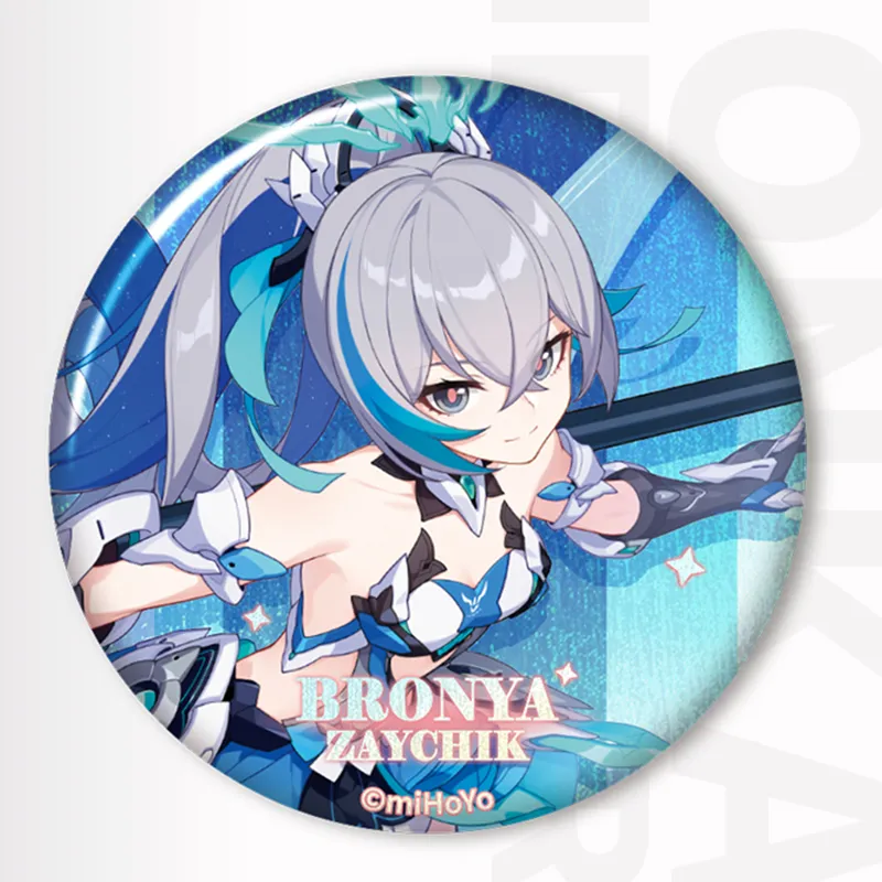 MIHOYO Collapsing Character Illustration Collection Horse Bit Iron Badge Chiyana Yabu Bronya IP Merch-3