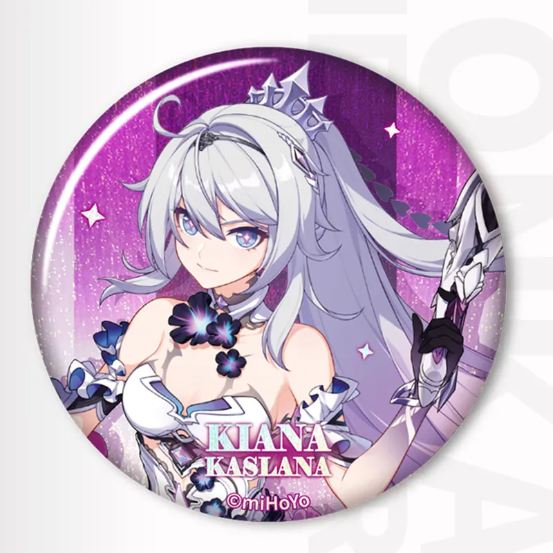 MIHOYO Collapsing Character Illustration Collection Horse Bit Iron Badge Chiyana Yabu Bronya IP Merch-4
