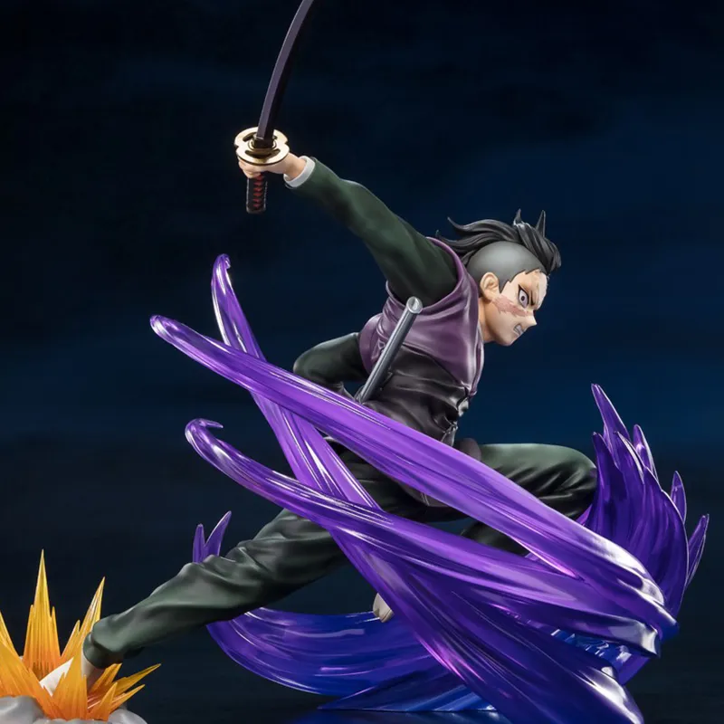 BANDAI Demon Slayer  Kimetsu No Yaiba Figuarts ZERO Sanemi Shinazugawa Scale Figures 17.5cm-3