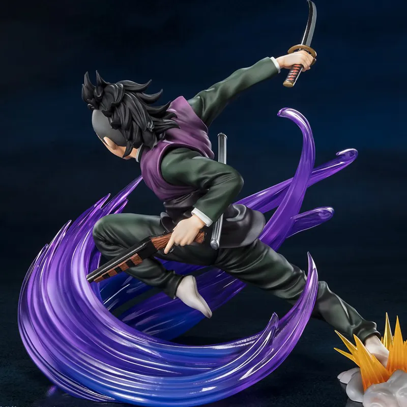 BANDAI Demon Slayer  Kimetsu No Yaiba Figuarts ZERO Sanemi Shinazugawa Scale Figures 17.5cm-4