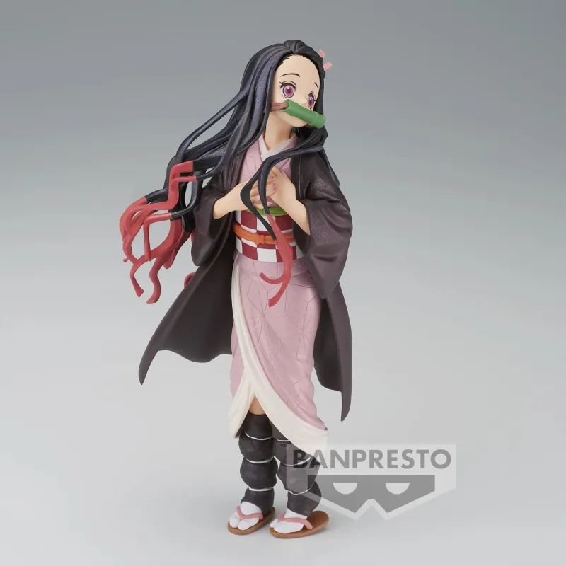 BANPRESTO Demon Slayer Kimetsu No Yaiba Glitter And Glamours Nezuko Kamado Figure Pink-3