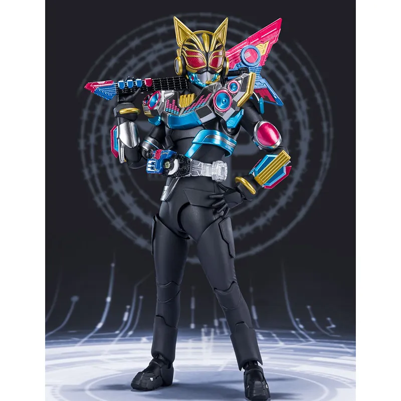 BANDAI Kamen Rider Characters S.H.Figuarts Kamen Rider Kyoryu, Nacchan, And Jibanyan Forms Action Figures-5