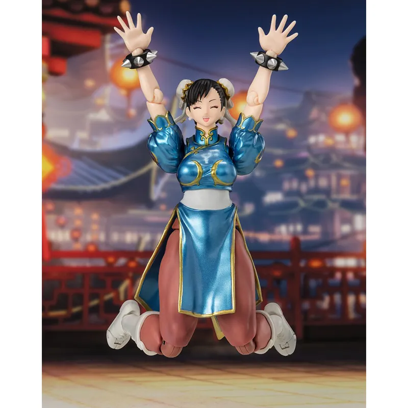 BANDAI S.H.Figuarts Street Fighter Collection, Chun Li Apparel 2 Action Figures-5