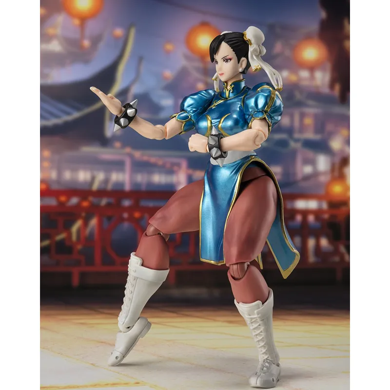 BANDAI S.H.Figuarts Street Fighter Collection, Chun Li Apparel 2 Action Figures-7