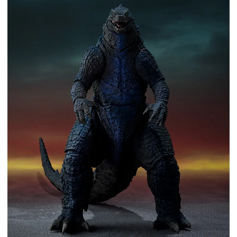 BANDAI S.H.MonsterArts Godzilla 2  King Of Monsters Godzilla Nighttime Edition  Action Figures 16cm-2