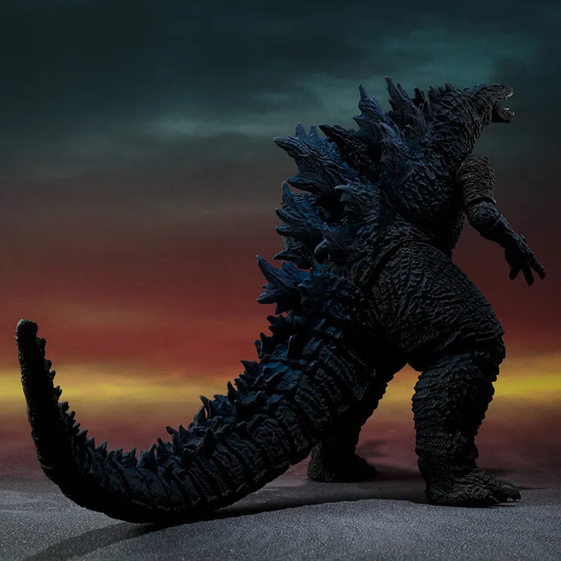 BANDAI S.H.MonsterArts Godzilla 2  King Of Monsters Godzilla Nighttime Edition  Action Figures 16cm-3