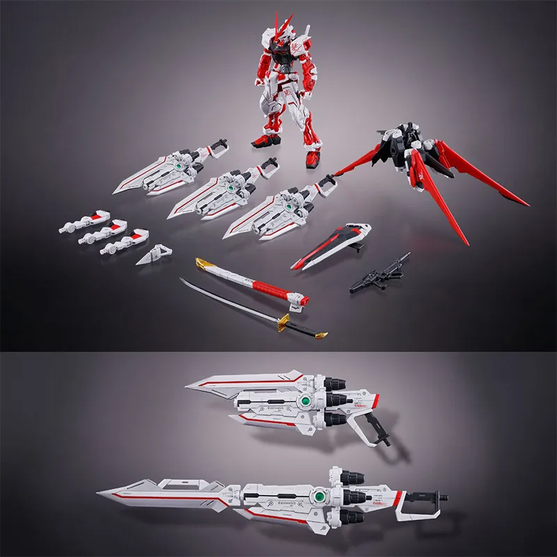 BANDAI MG Mobile Suit Gundam SEED DESTINY ASTRAY R Heresy Gundam Red Machine Red Dragon Form Action Figures-7