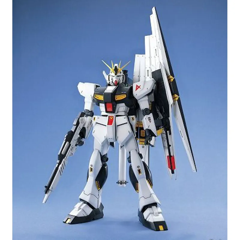 BANDAI MG 1/100 Mobile Suit Gundam  Duel Simplified Chinese Char's Counterattack Nu Gundam Model Kits-1