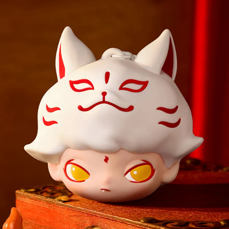 POP MART DIMOO Tonight's No Sleep Collection Kitsune Earphone Case Trend Based Products-3
