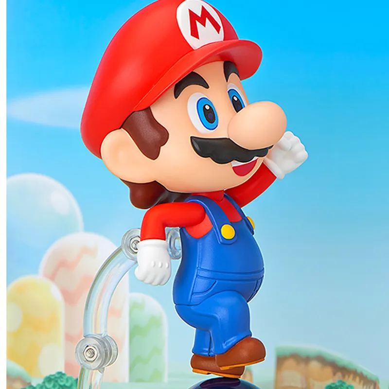 GSC Mario Nendoroid Super Mario Reissued Version Chibi Figures 10cm-3