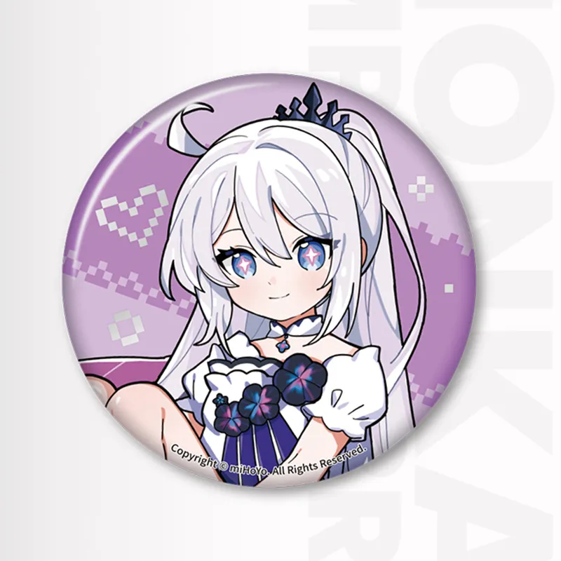 MIHOYO Collapsing Character Honkai Impact 3 Little Lawtress Collection Second Edition Horse Bit Iron Badge IP Merch-2