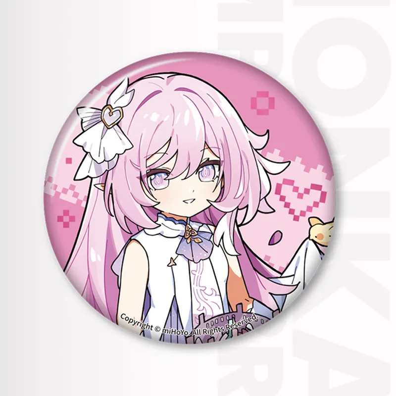 MIHOYO Collapsing Character Honkai Impact 3 Little Lawtress Collection Second Edition Horse Bit Iron Badge IP Merch-5