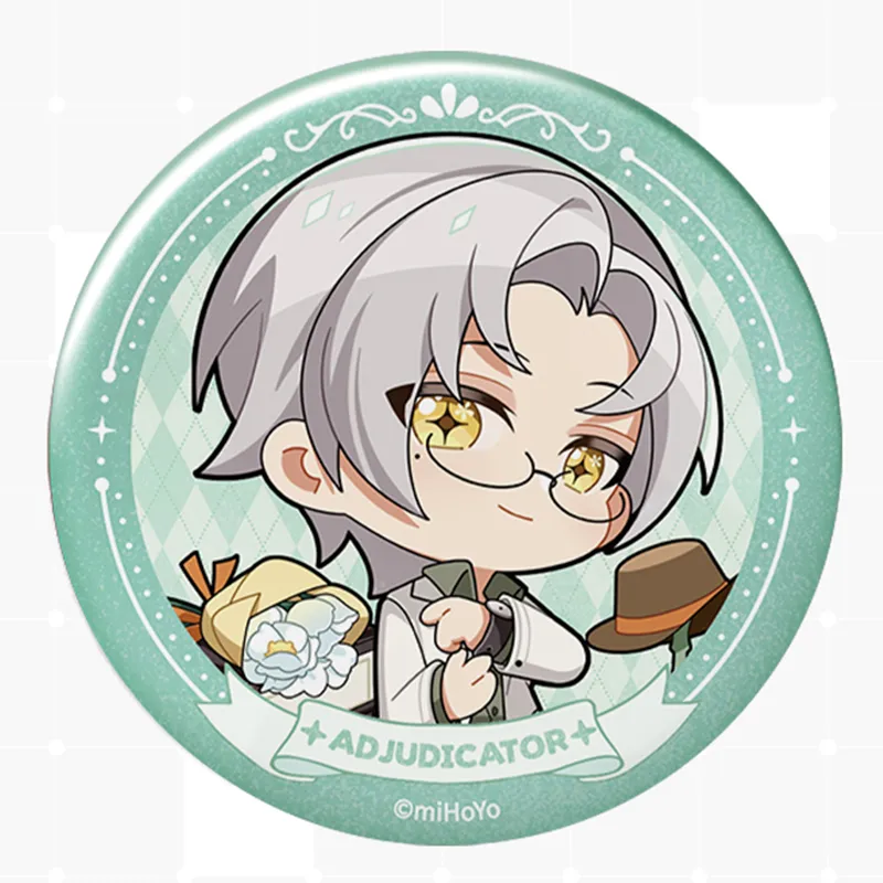 MIHOYO Tears Of Themis Qinyuan Invitation Collection Chibi Tinplate Badge IP Merch-4