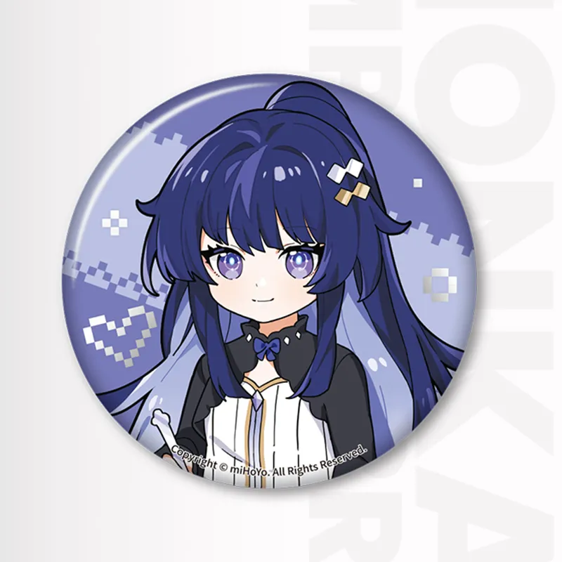 MIHOYO Collapsing Character Honkai Impact 3 Little Lawtress Collection Second Edition Horse Bit Iron Badge IP Merch-3