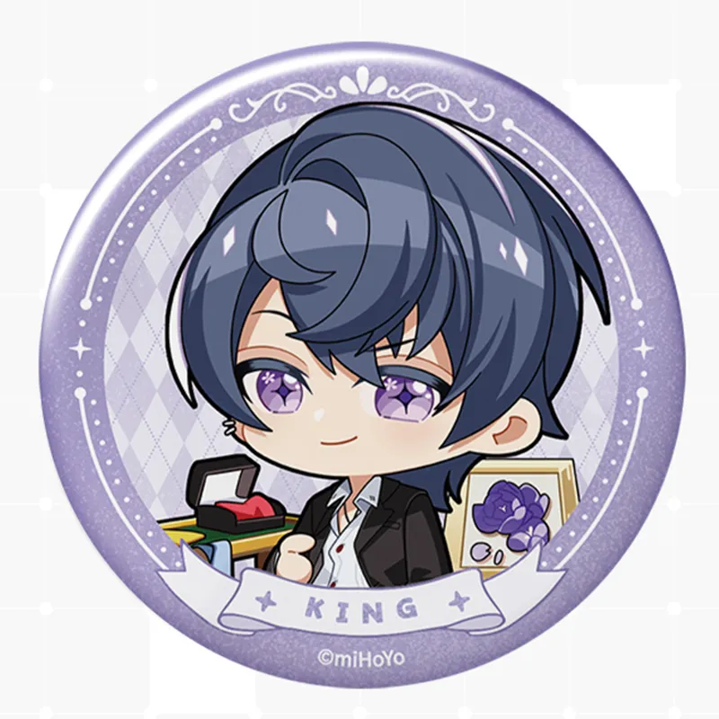 MIHOYO Tears Of Themis Qinyuan Invitation Collection Chibi Tinplate Badge IP Merch-5