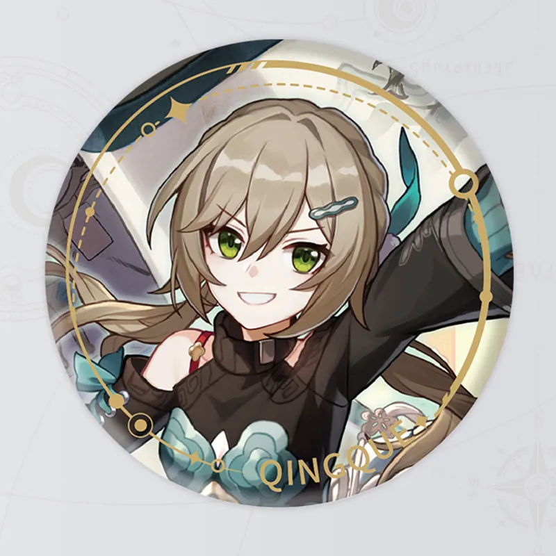 MIHOYO Collapsing Character Star Rail Character Illustration Collection Tinplate Badge Path Of Intellect IP Merch-2