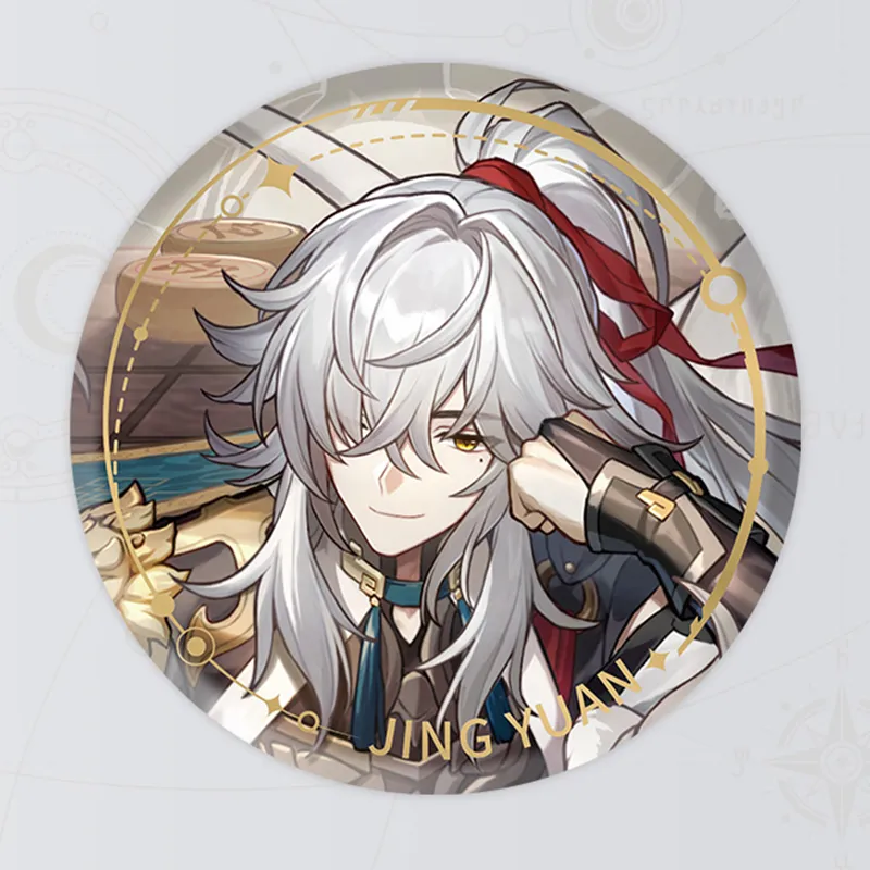 MIHOYO Collapsing Character Star Rail Character Illustration Collection Tinplate Badge Path Of Intellect IP Merch-3