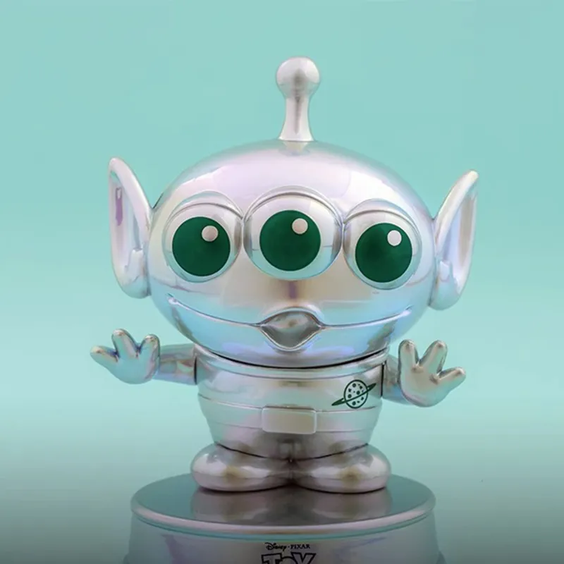 Hot Toys Alien Toy Story Iridescent Metal Chibi Figures 10cm-1
