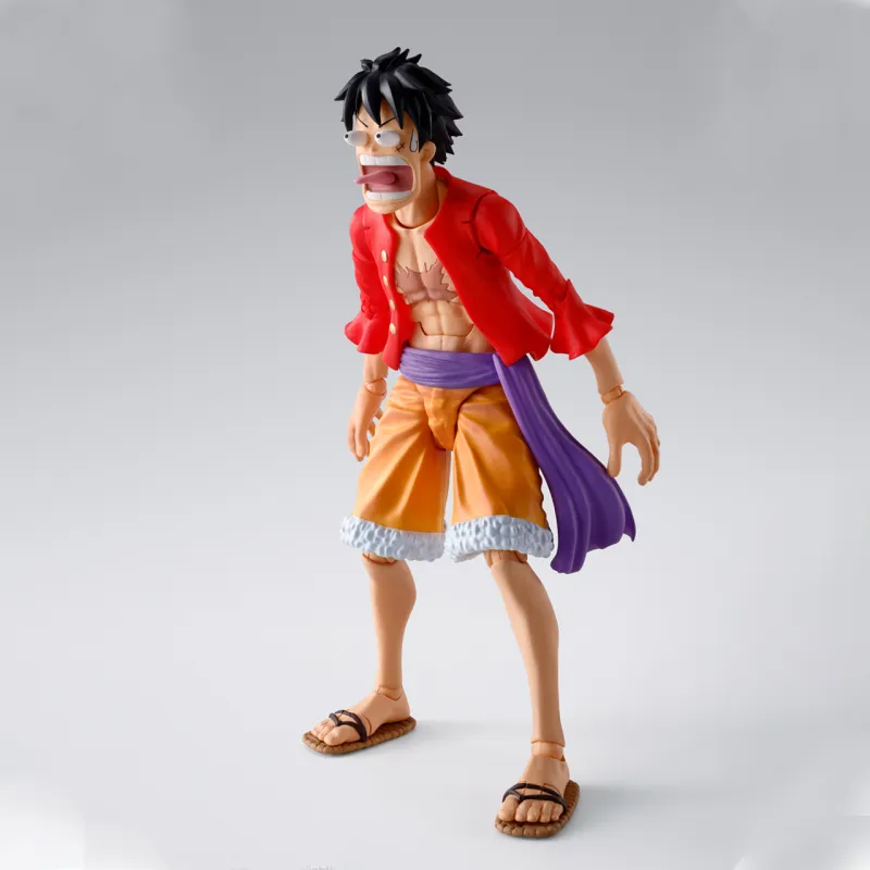 BANDAI S.H.Figuarts Monkey D. Luffy One Piece Conquest Of The Ghost Island Scale Figures 14.5cm-2