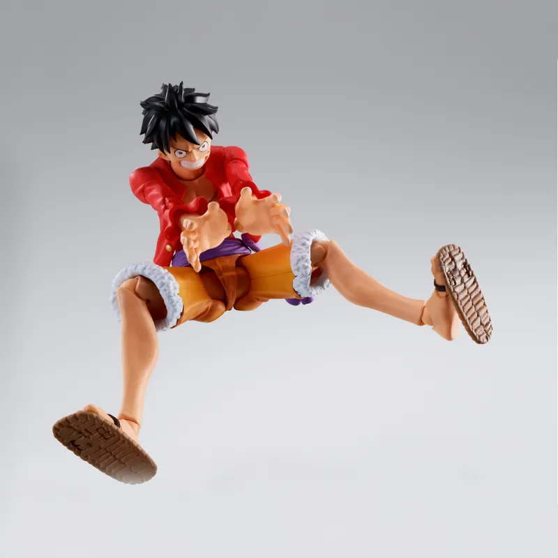 BANDAI S.H.Figuarts Monkey D. Luffy One Piece Conquest Of The Ghost Island Scale Figures 14.5cm-1