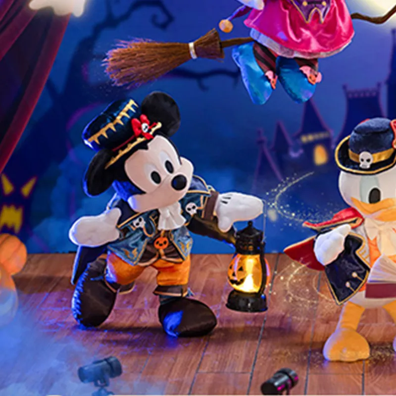 Disney Mickey 2023 Halloween Mickey And Friends Collection Dolls Plush Doll 21cm Height-4