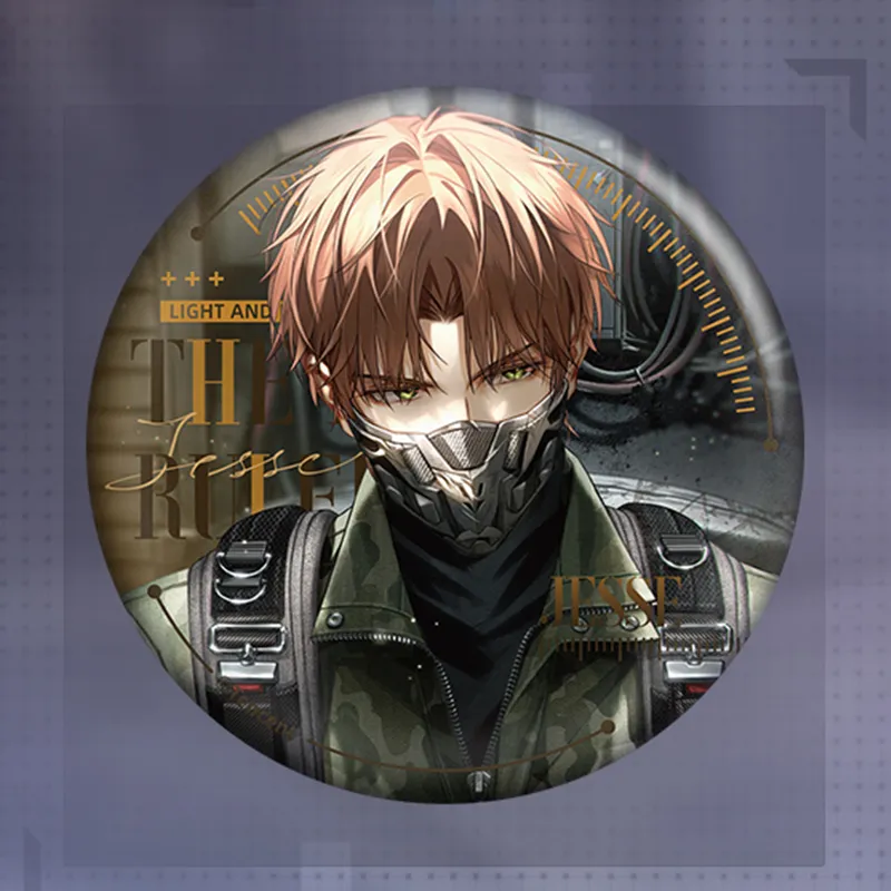 The Love Of Light And Night Osborn Evan Sariel Jesse Charlie Su Tinplate Badge Fourth Edition IP Merch-9