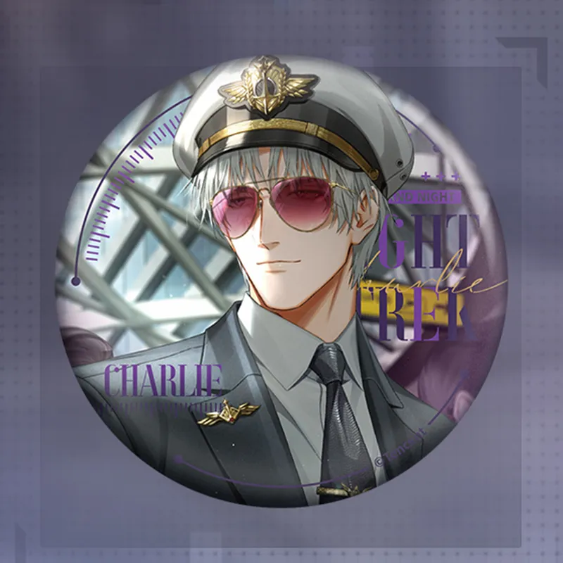 The Love Of Light And Night Osborn Evan Sariel Jesse Charlie Su Tinplate Badge Fourth Edition IP Merch-10