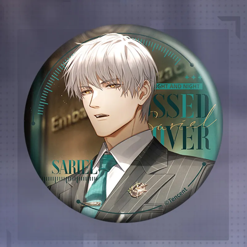 The Love Of Light And Night Osborn Evan Sariel Jesse Charlie Su Tinplate Badge Fourth Edition IP Merch-8