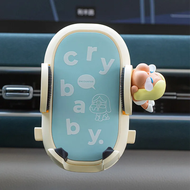 POP MART CRYBABY Encounter Yourself Collection Car Mount Stand Trend Based Products-4