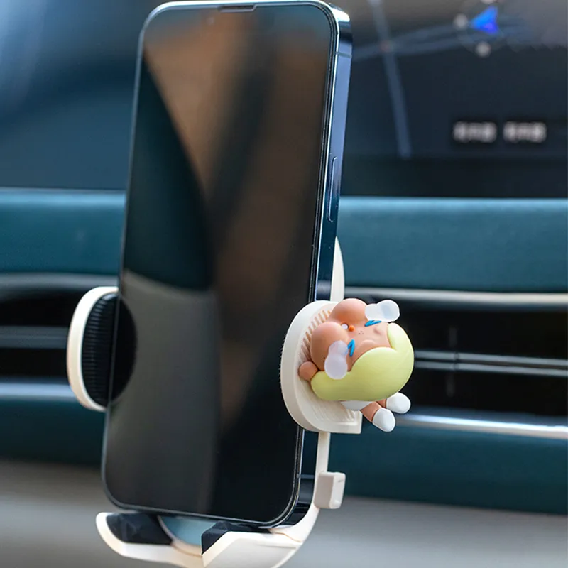 POP MART CRYBABY Encounter Yourself Collection Car Mount Stand Trend Based Products-1